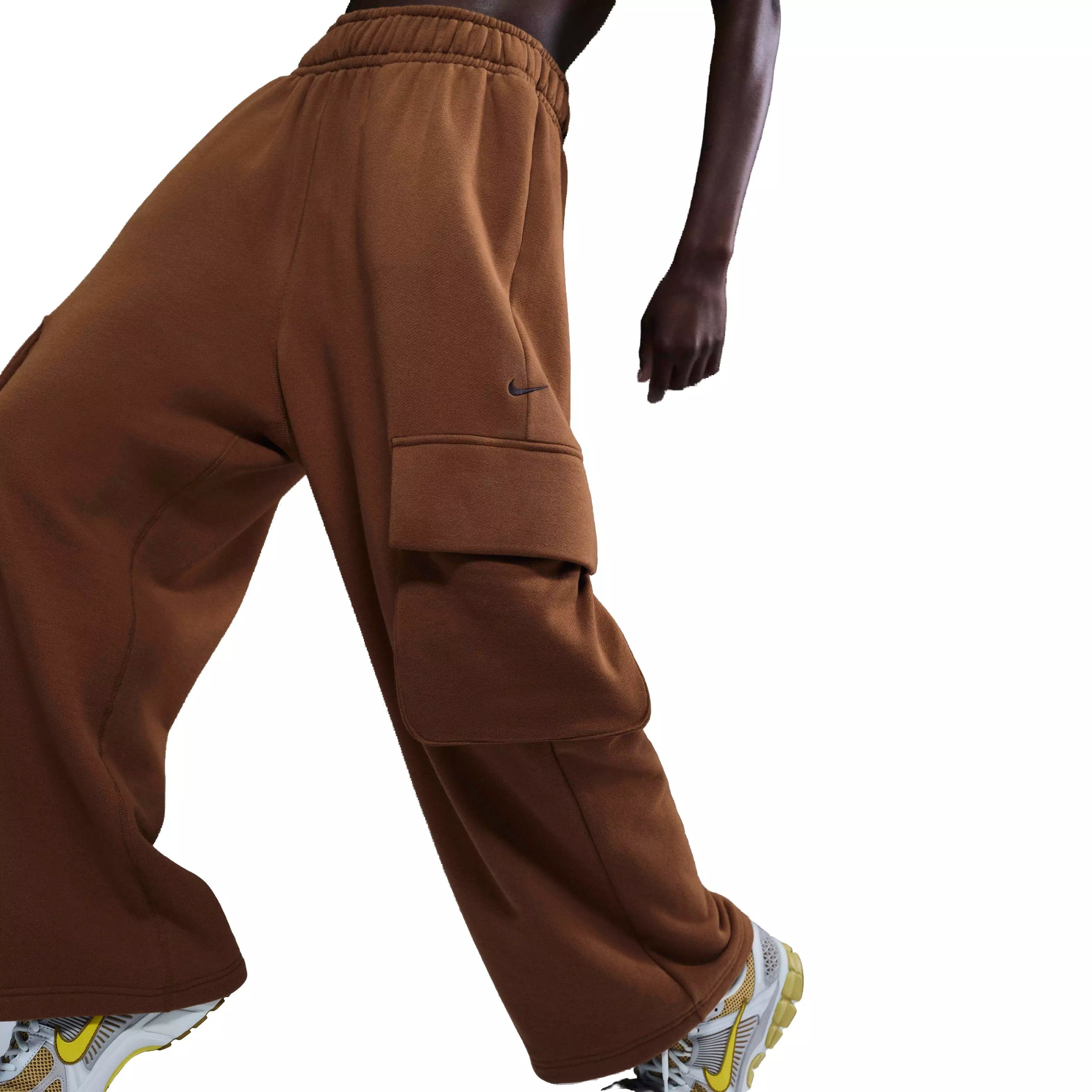 ★★Nike★★ Sportswear Low Rise Oversized French Open Hem T Nike Women's Sportswear Low-Rise Oversized French Terry Open